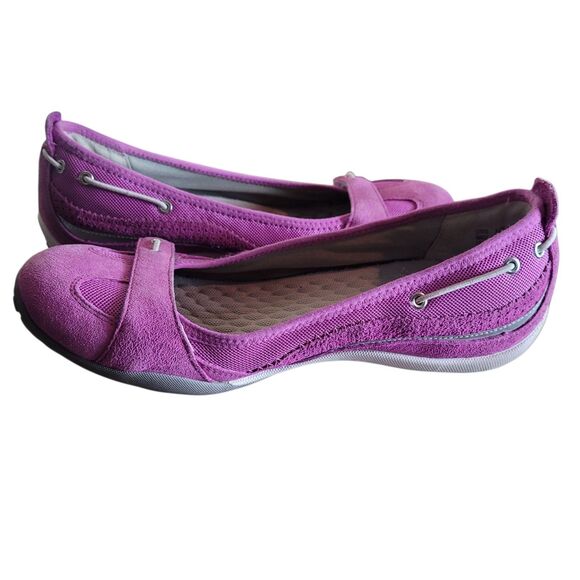 Clark's Privo Pink Slip On Shoes Women's Size 8.5 Comfort Flats Casual Outdoor - Picture 2 of 9
